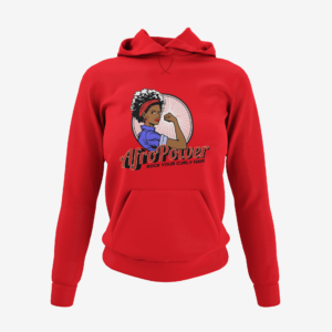 LADIES AFRO POWER HOODIE