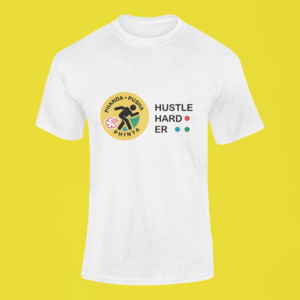 MEDIUMWEIGHT T-SHIRT, HUSTLE HARDER